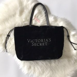 victoria secret luxe velvet tote